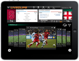 Web pages with embedded sports video clips